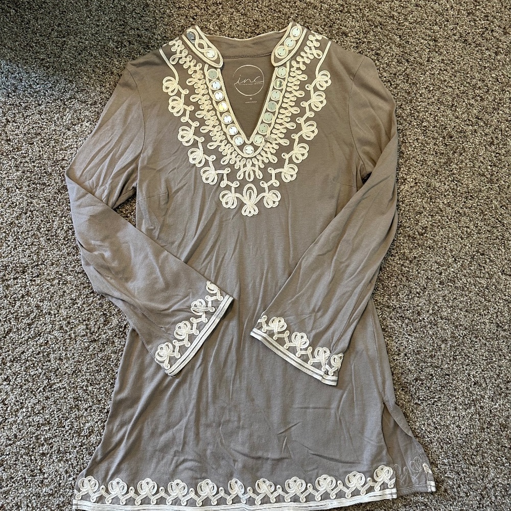 INC international concepts long sleeve shirt Medium